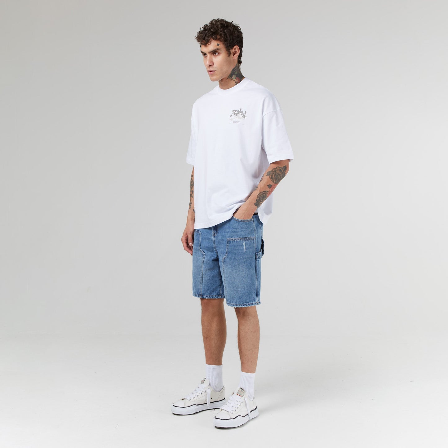 Tee | Liquid Rocks White