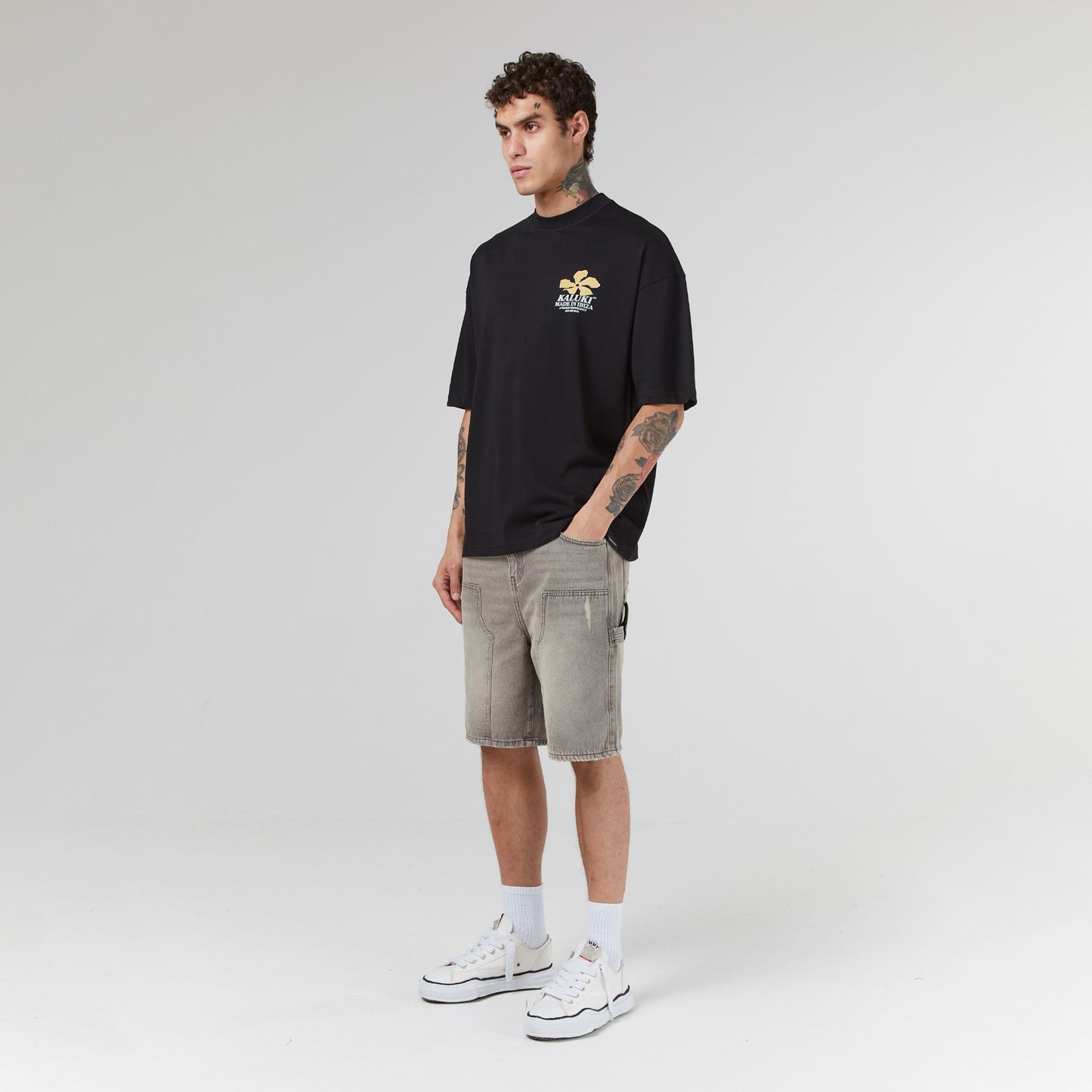 Tee | Flower Man Black