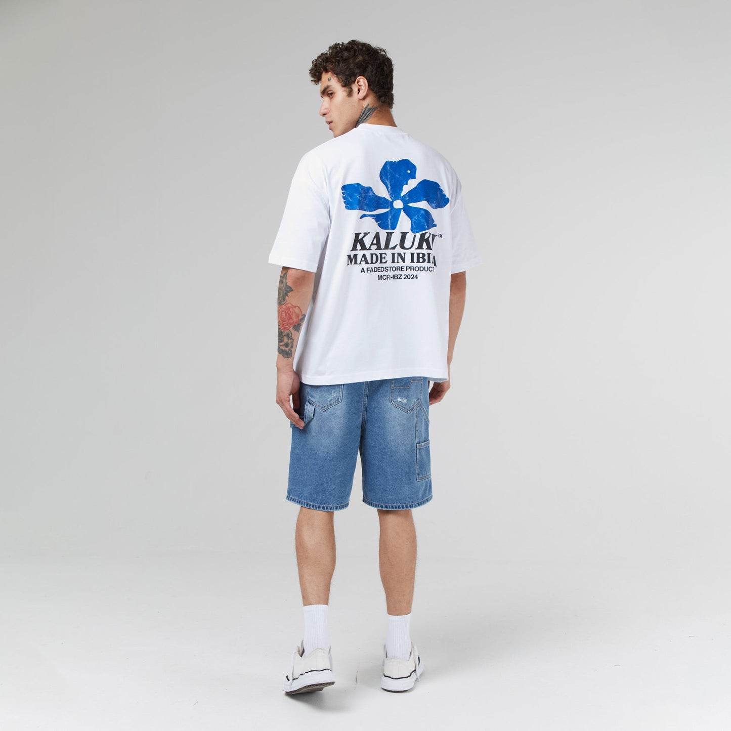 Tee | Flower Man White